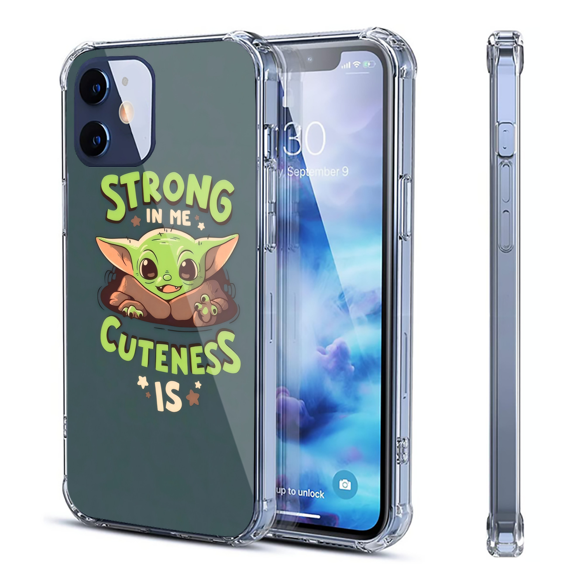 （画像用） スター・ウォーズ Star Wars 【iPhone 12シリーズ対応】透明スマホケース（クリアソフトケース）